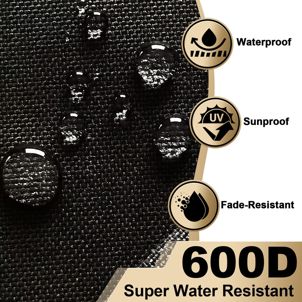 Jotzzors adjustable buckles and straps securing cover against wind