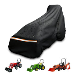 Jotzzors front view cover fitted on tractor protecting from rain