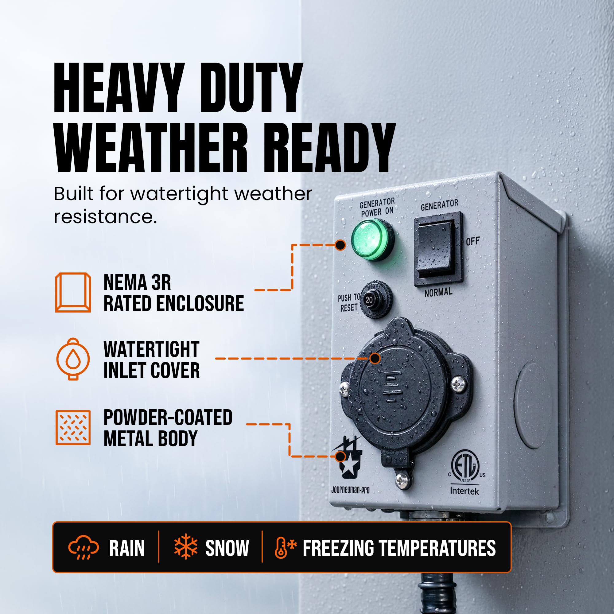 Journeyman-Pro installed on furnace showing safe dedicated circuit backup