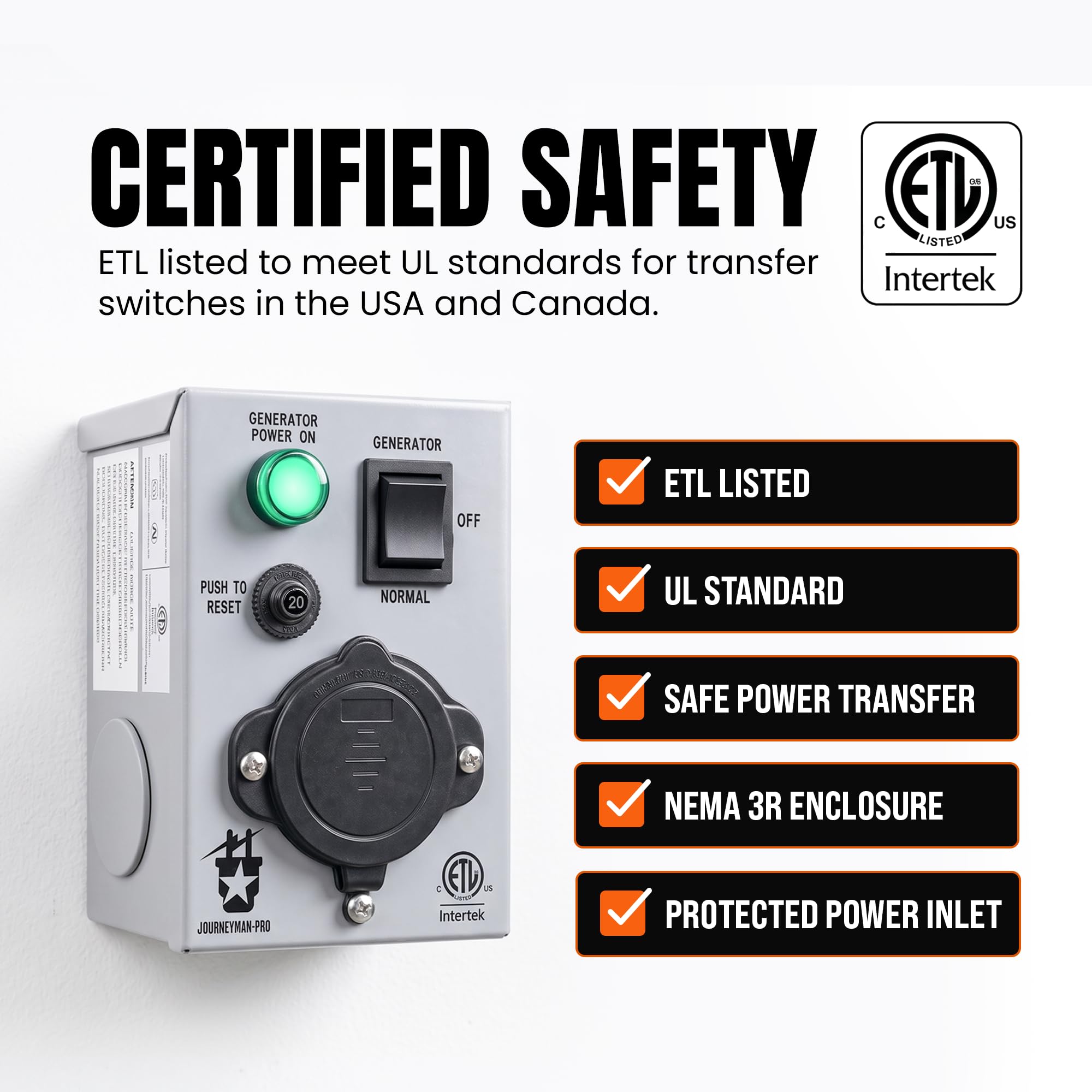 Journeyman-Pro cover seal close-up highlighting weatherproof protection