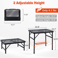 JOUYEK close-up of hexagonal tube frame demonstrating sturdy, wobble-free support