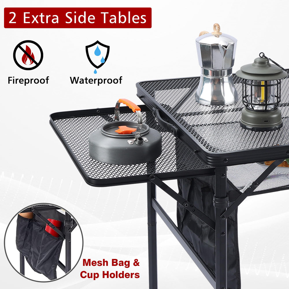JOUYEK mesh top detail with waterproof coating, prevents rust
