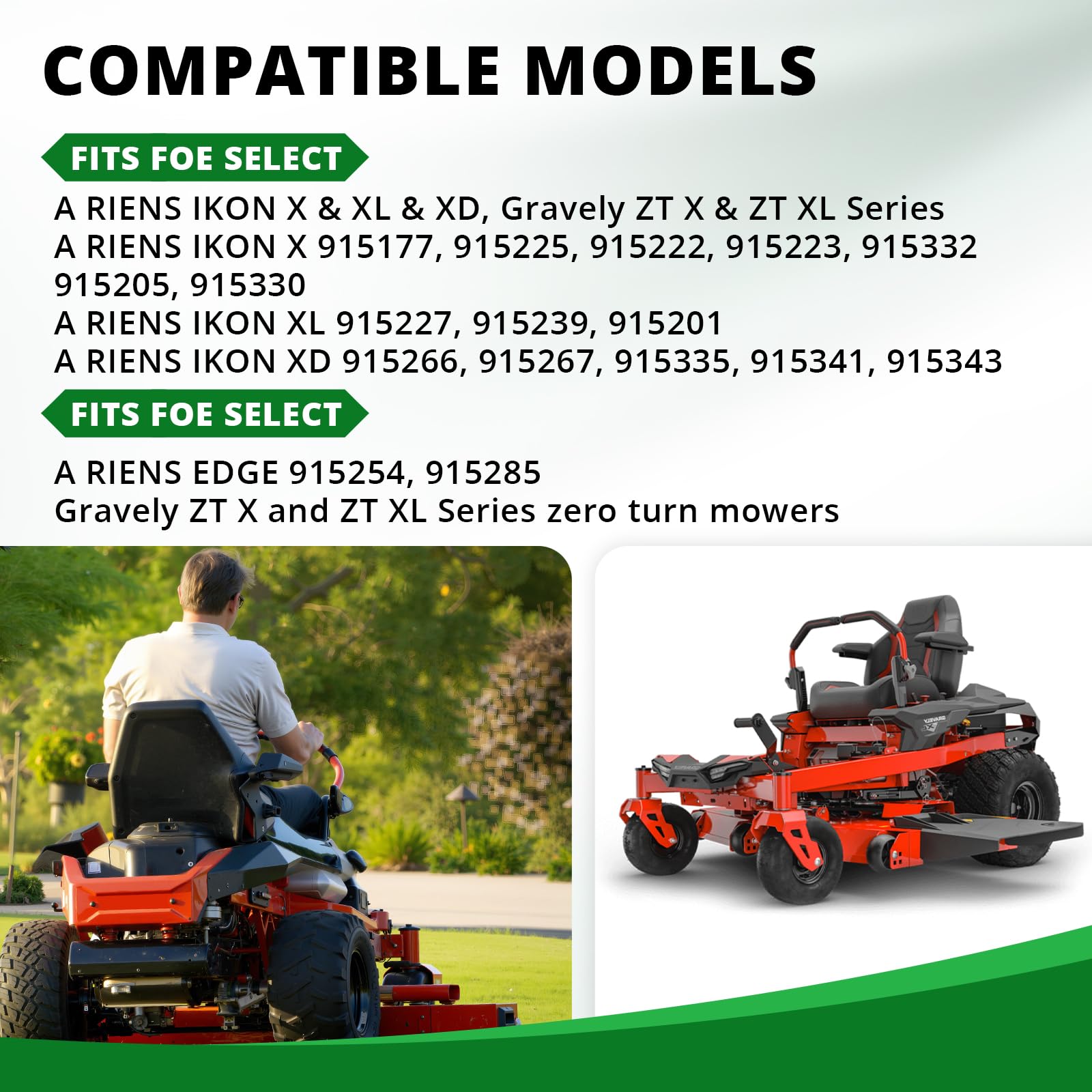 Jowlawn blade mounted on mower deck in use improving clippings lift and collection