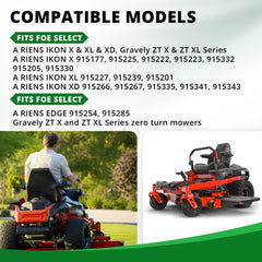 Jowlawn blade mounted on mower deck in use improving clippings lift and collection