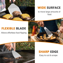 Joyfair cast iron burger press demonstrating even sear for better crust