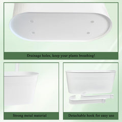 Joyfernal drainage holes closeup, prevents overwatering and rot