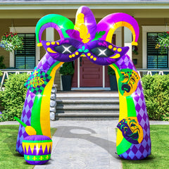 Joyfizzle front view archway showing festive colors and entrance appeal