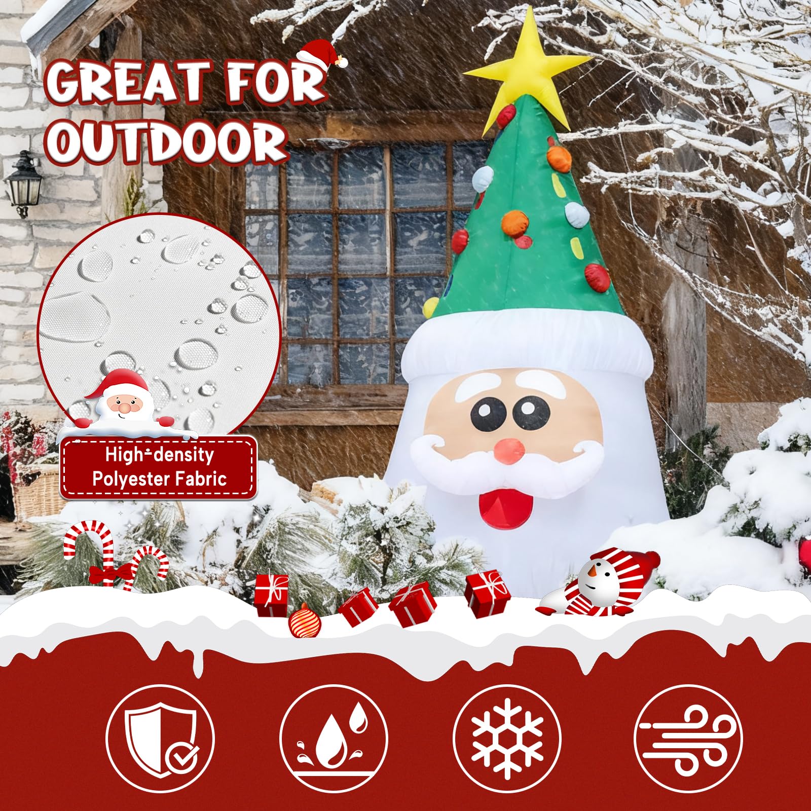 joyhalo fabric texture showing durable 210T polyester for weather resistance