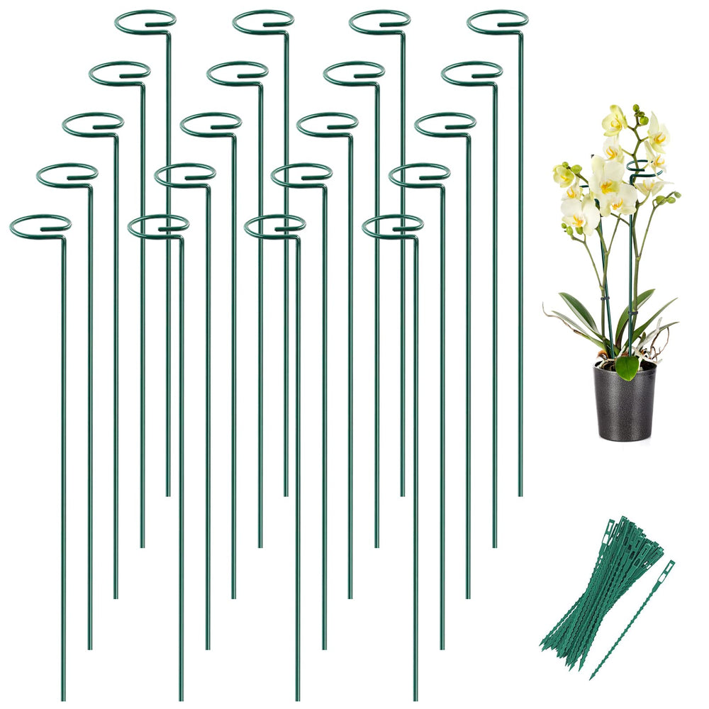 joyhalo front pack showing 20 stakes and ties, neat kit for gardeners