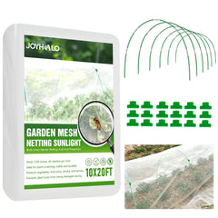 joyhalo front packaging showing full 36-pack kit and netting, protects raised beds