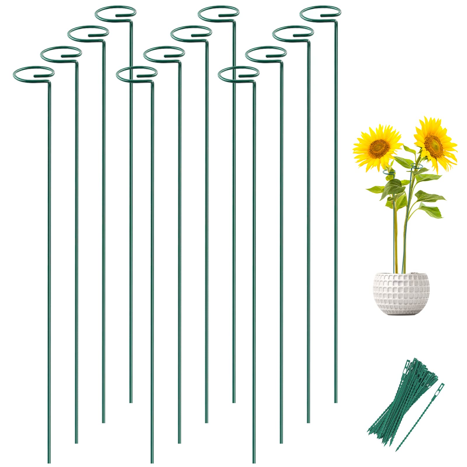 joyhalo front pack of 12 stakes showing contents and benefits