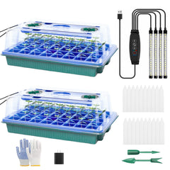 joyhalo front packaging showing complete seed starter kit and benefits
