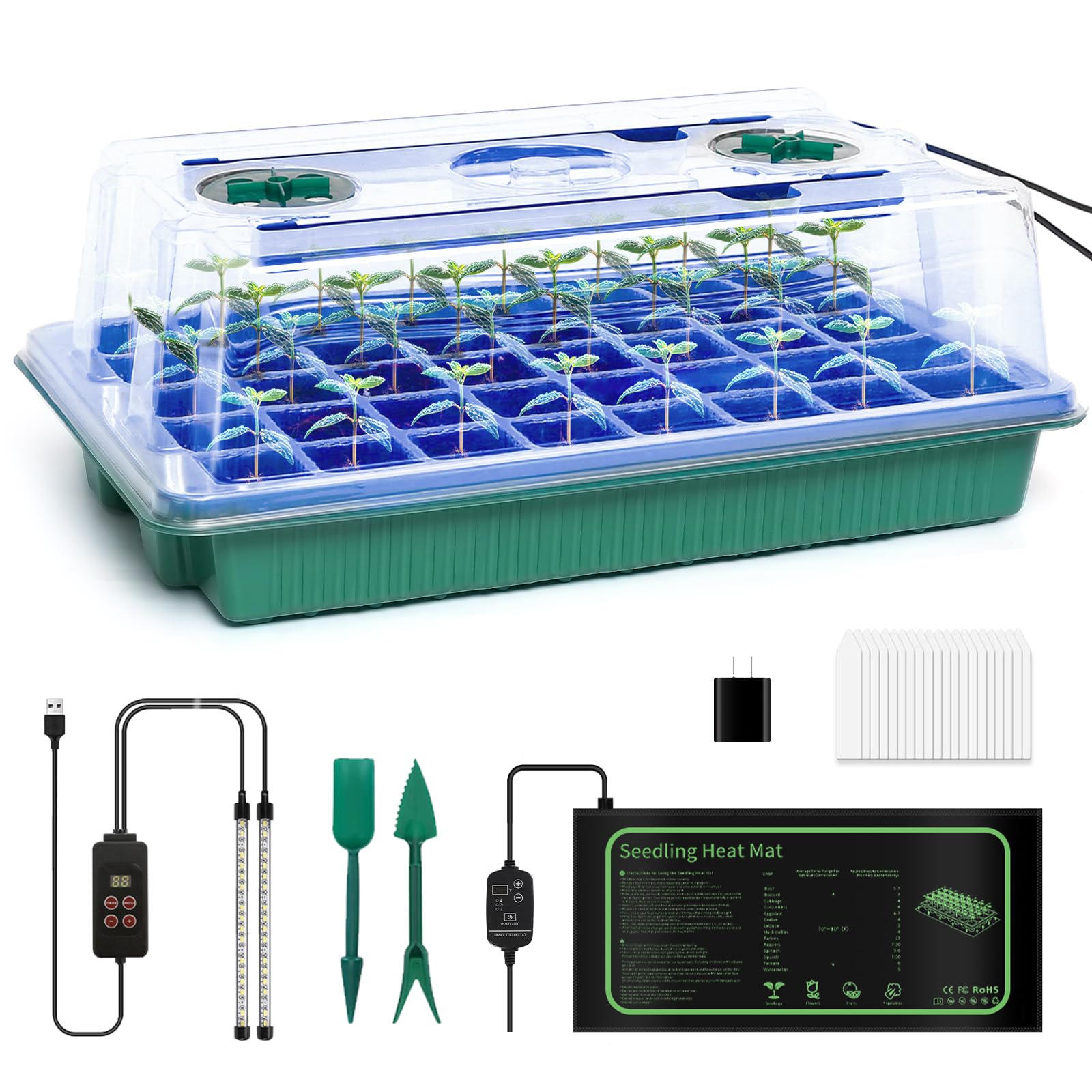 joyhalo front view of assembled seed kit showing full system benefits