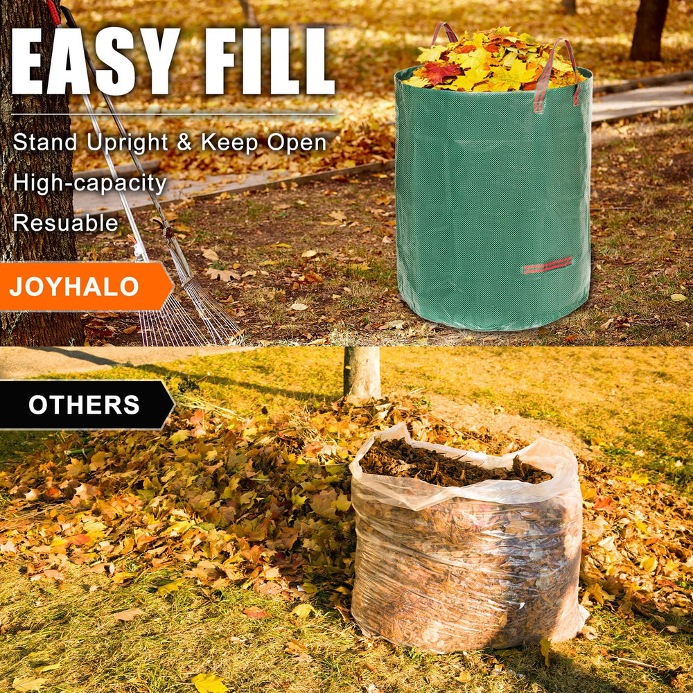 joyhalo hoop open keeping bag upright for easy hands-free filling