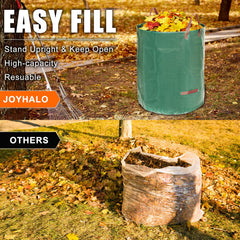 joyhalo hoop open keeping bag upright for easy hands-free filling