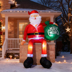 joyhalo sitting Santa front view showing festive presence and easy setup