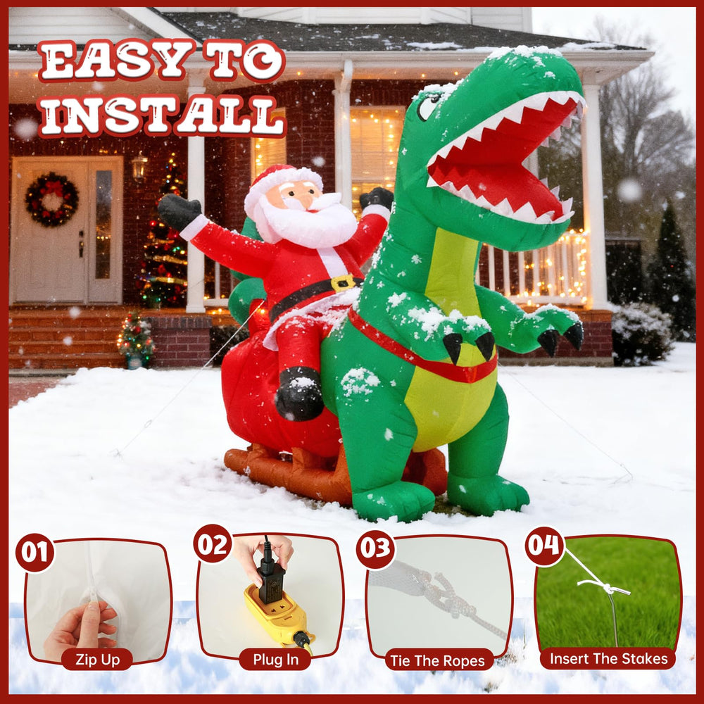 joyhalo person beside inflatable illustrating scale and easy outdoor impact