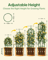 joyhalo trellis decorative finials detail for style customization and garden aesthetics