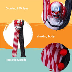 JOYIN clown close-up of face detailing and paint for realistic fright