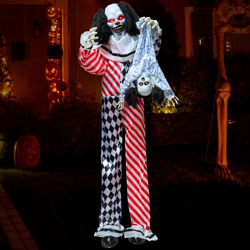 JOYIN clown positioned by doorway showing scale and high visual impact