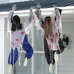JOYIN front-facing 47-inch zombie pair showing dramatic entrance effect