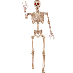 JOYIN front view life-size skeleton for dramatic Halloween entrance