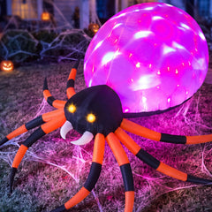 JOYIN giant spider front view showing dramatic outdoor presence