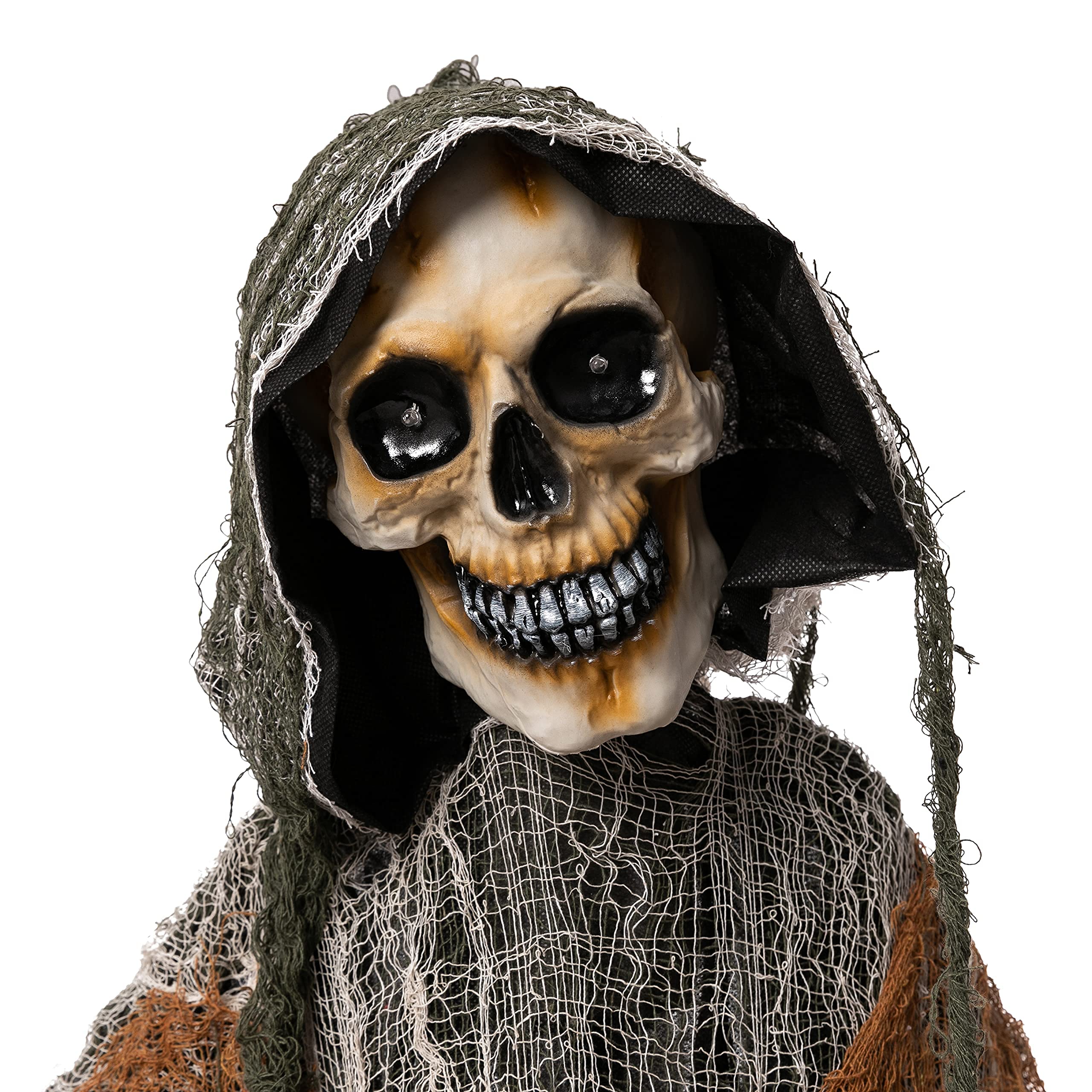 JOYIN grim reaper close-up of head and fabric texture with eerie detail