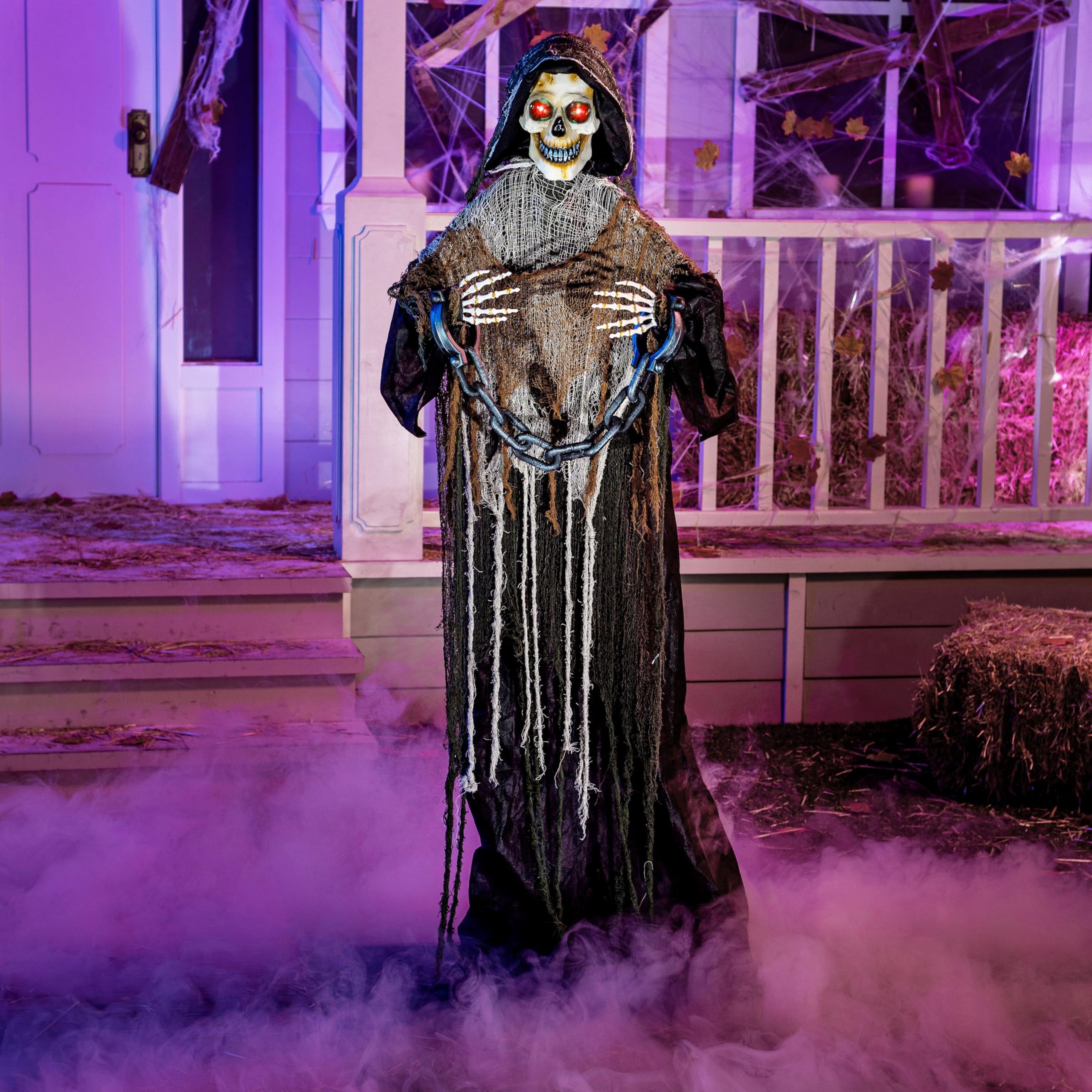 JOYIN grim reaper front view showing full 67-inch height and presence