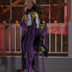JOYIN full-length pumpkin hanging on porch illustrating visible size