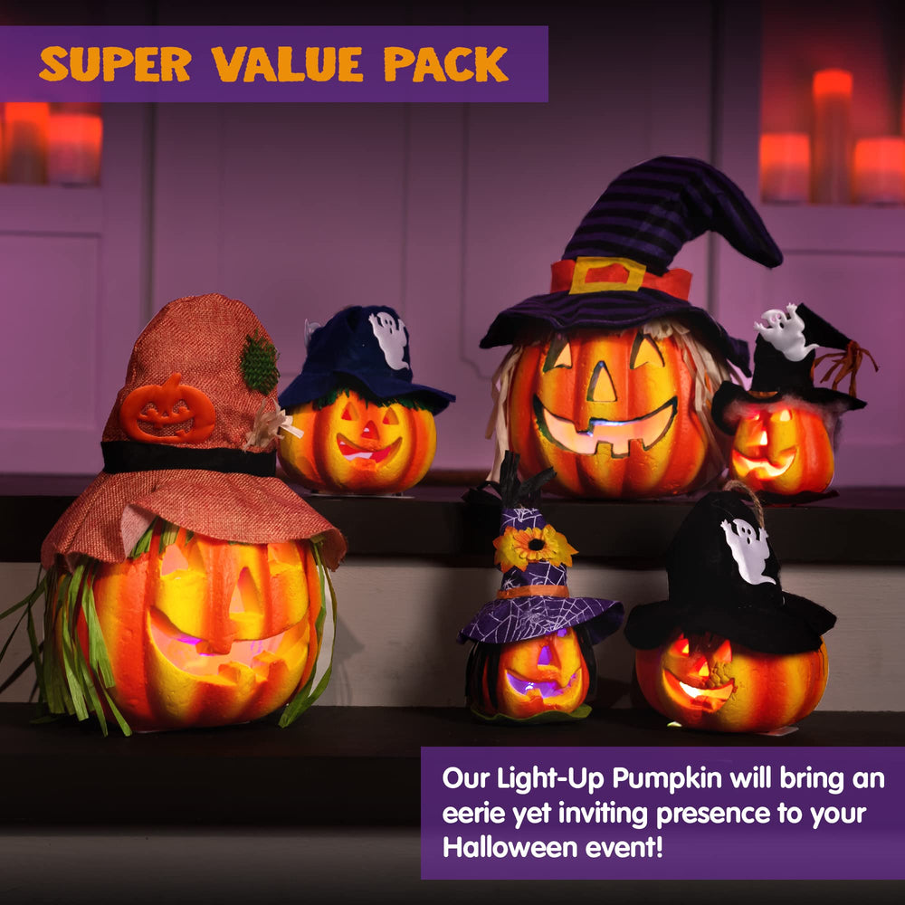 JOYIN small 6.3-inch pumpkins grouped to show versatile placement benefit