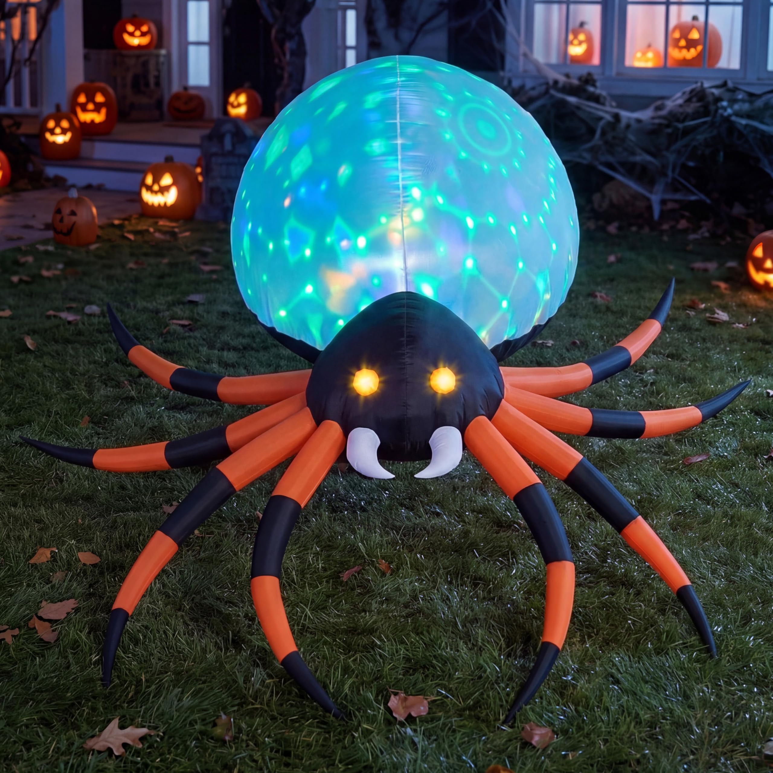 JOYIN spider lit at night in party setting boosting festive atmosphere