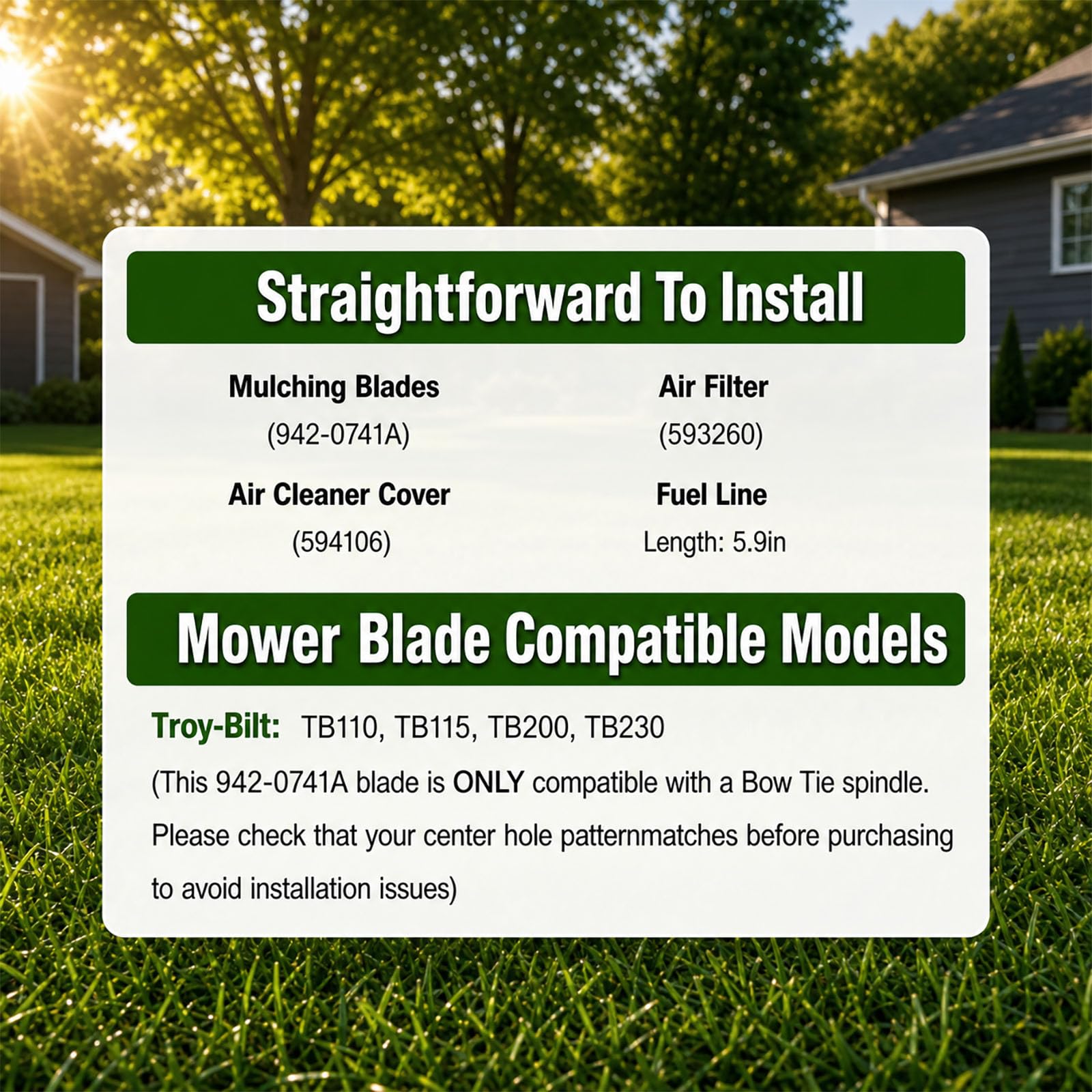 joytrace mulching blade closeup showing edge design for finer grass recycling benefit improved cut