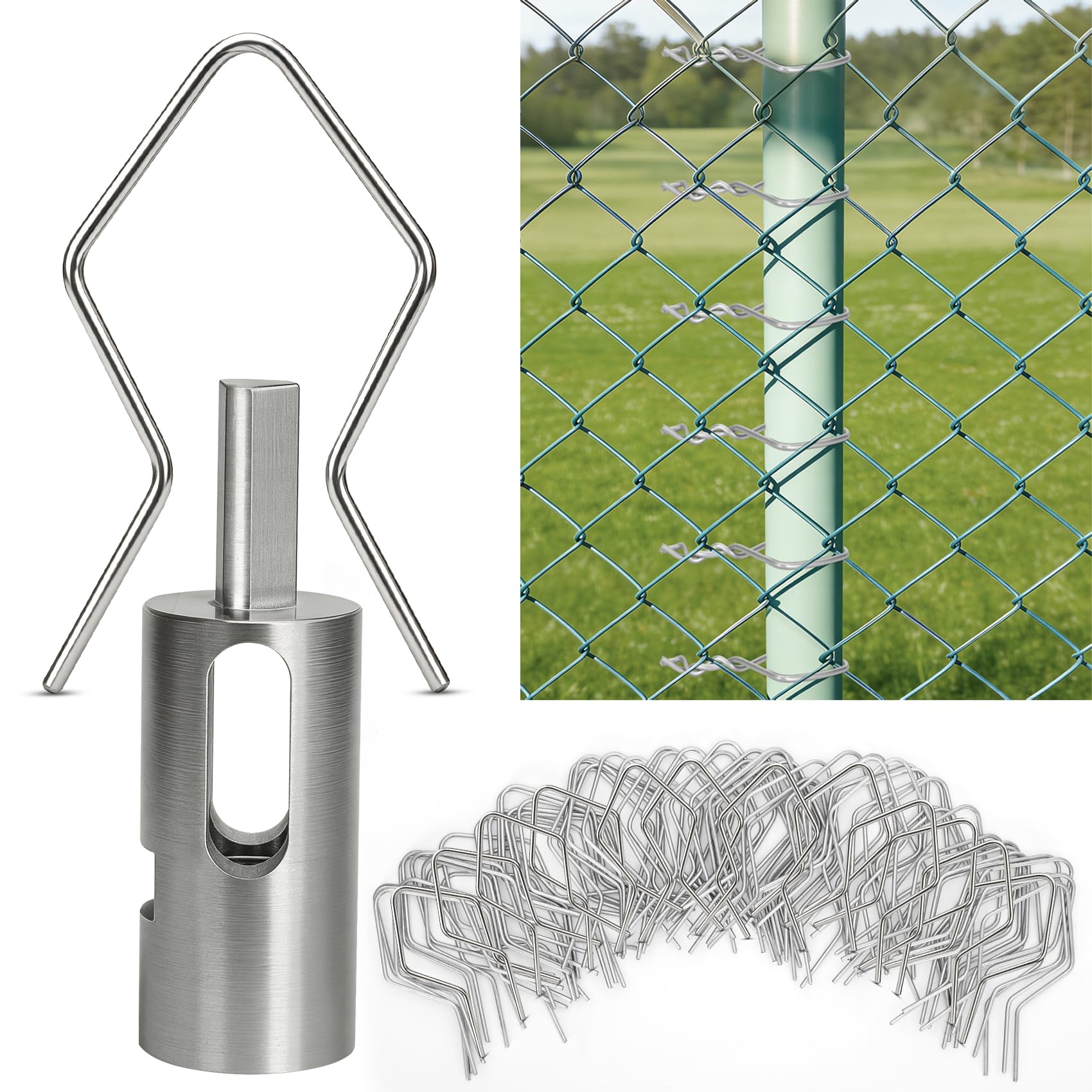 JOYTRADE front packaging showing 500 t-post clips, ready for large projects
