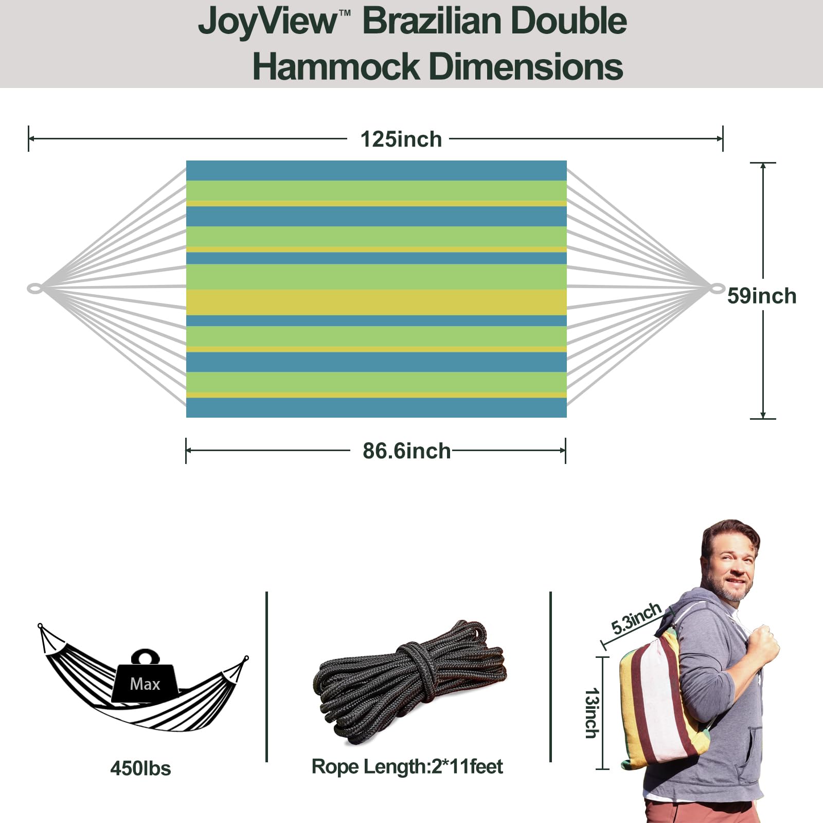 JoyView close-up of canvas fabric shows breathable texture and soft feel
