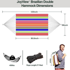 JoyView close-up of woven cotton-polyester texture for breathable comfortable feel