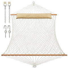 JoyView front view of hammock showing whole spreader bar and bed for comfortable lounging