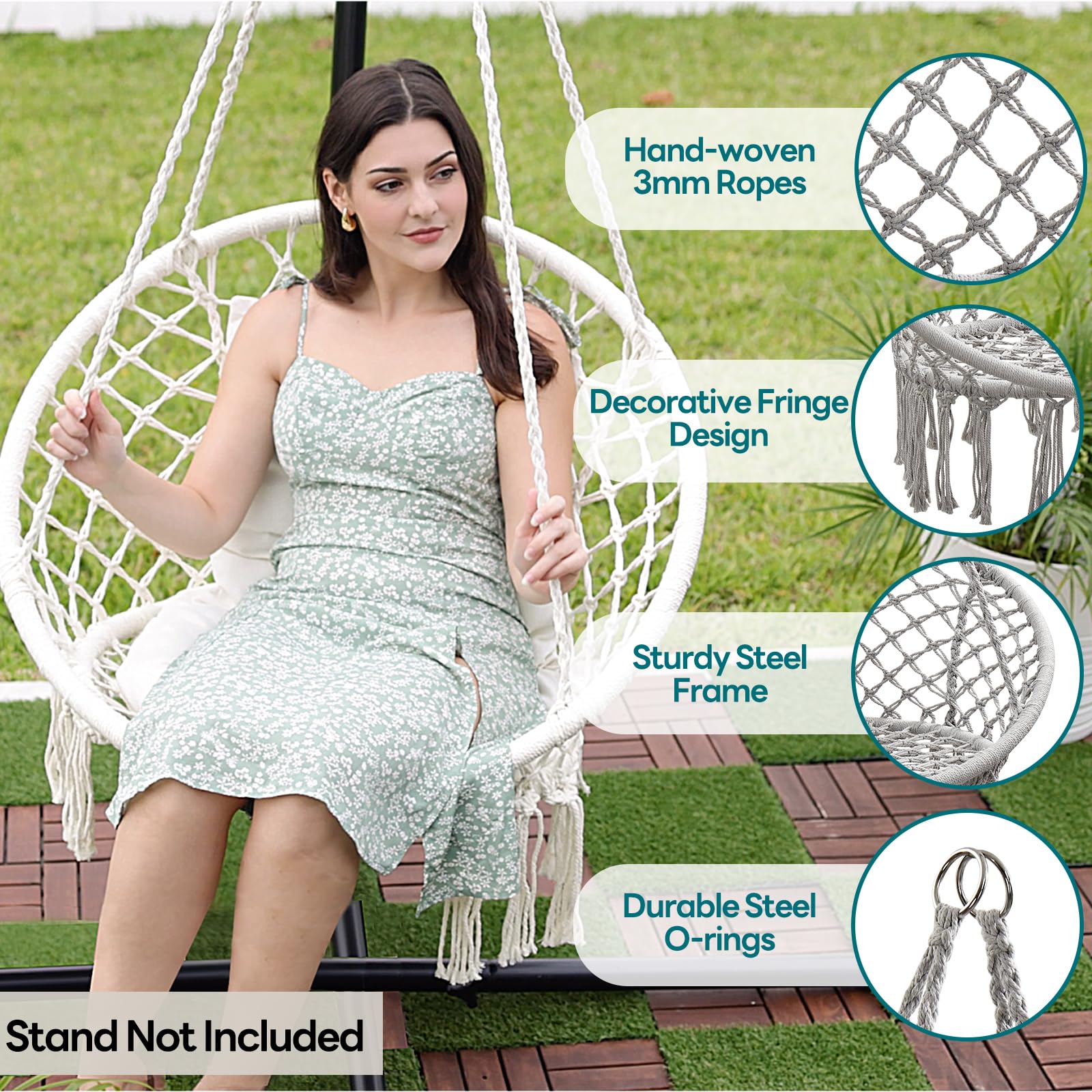 JoyView seat and back cushions displayed for extra comfort and support