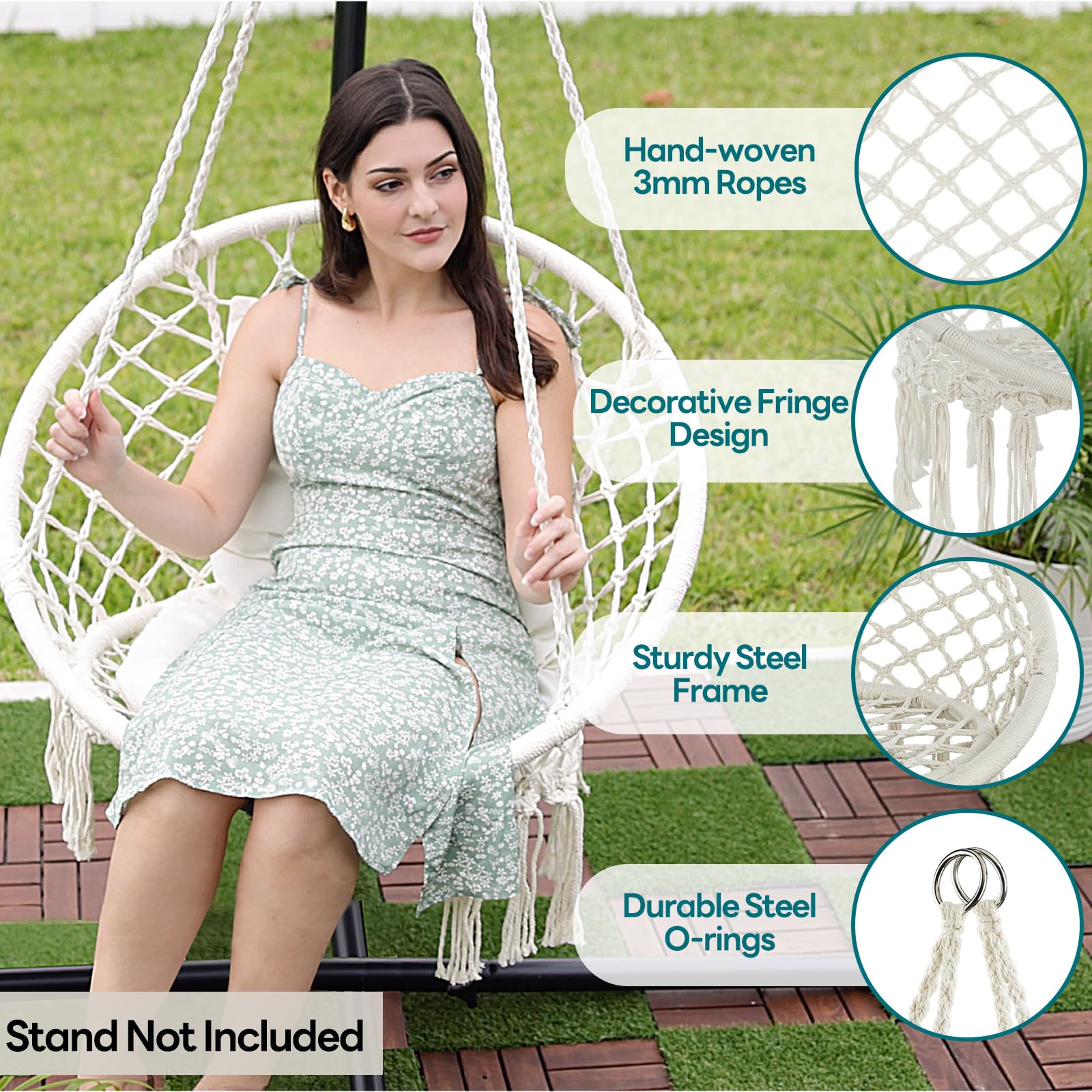 JoyView cushions closeup showing padded seat and back for added comfort