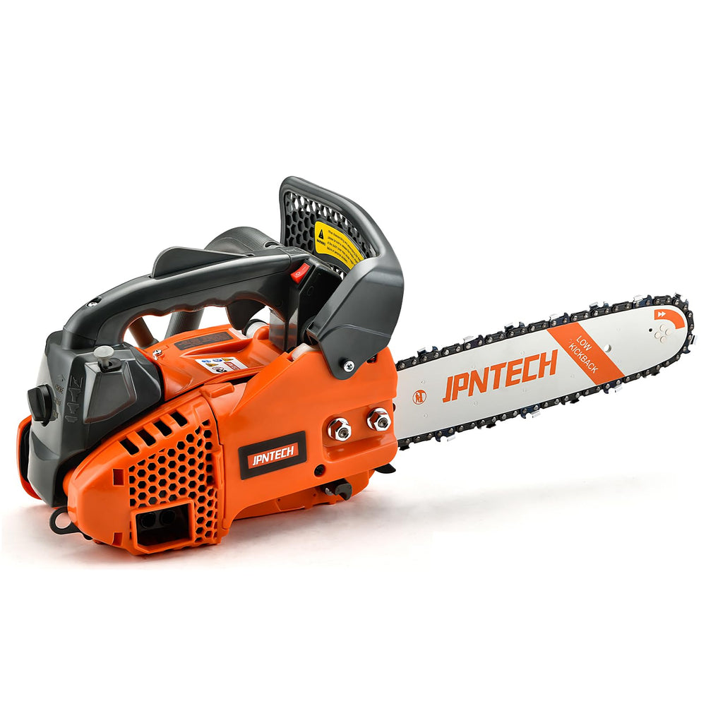 JPNTECH front view showing compact 12-inch saw and controls for portability