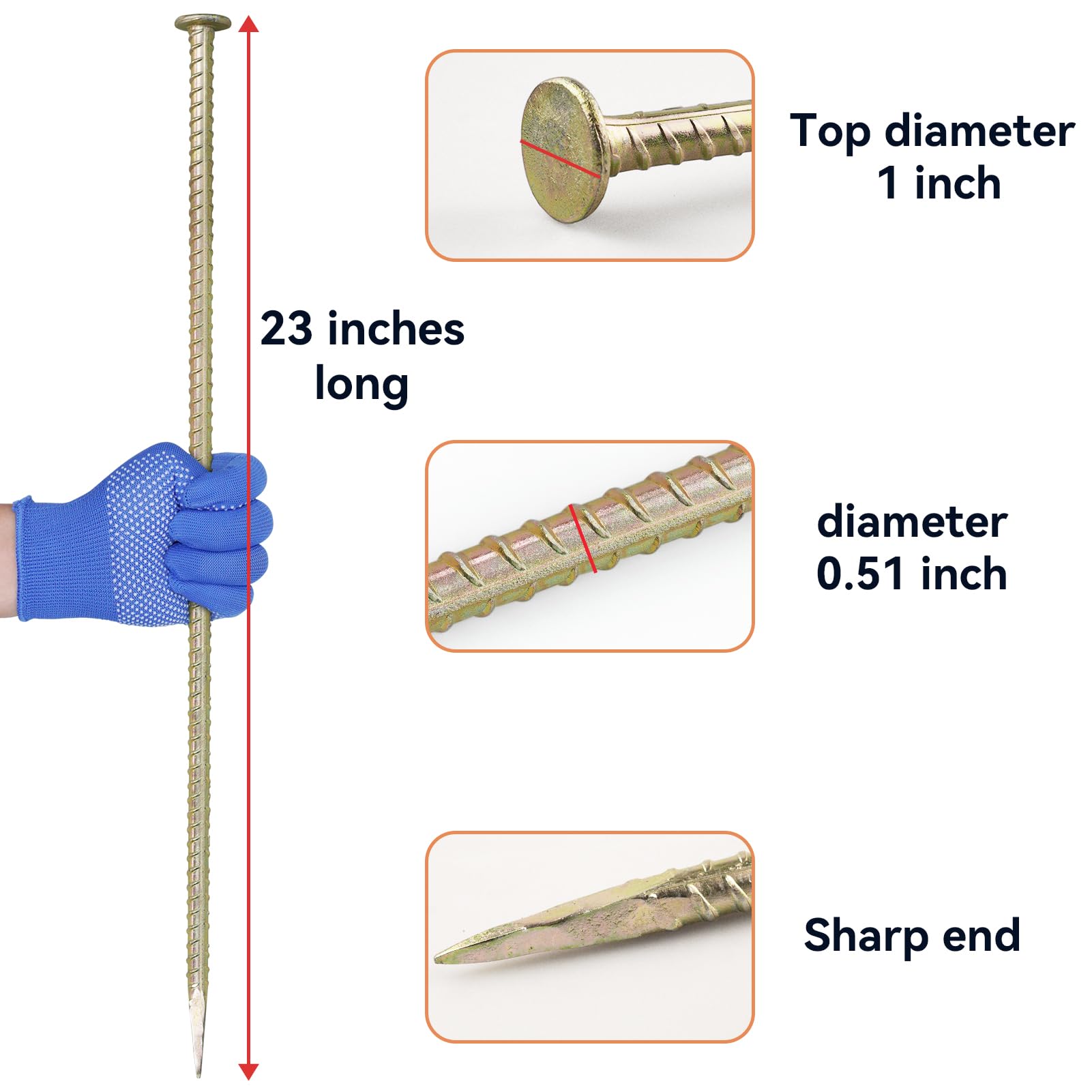JPOIP close-up of chisel tip penetrating surface, enabling easier installation