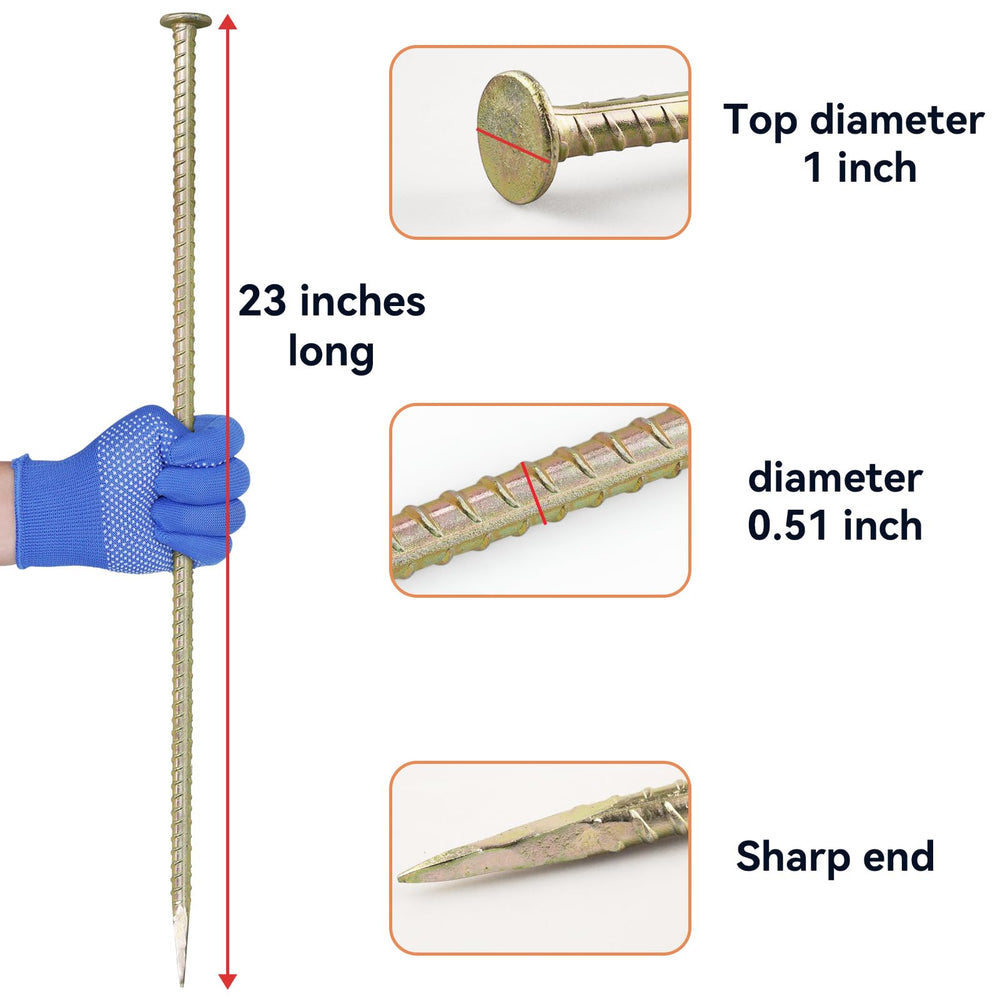 JPOIP close-up of chisel tip penetrating surface, enabling easier installation