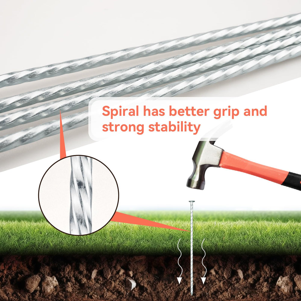Detailed view of JPOIP sharp pointed tip for easy penetration and fast installation