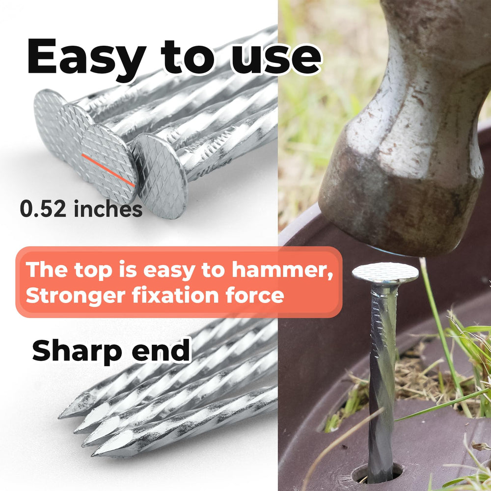 JPOIP stakes anchoring artificial turf demonstrating stable edge hold and neat finish