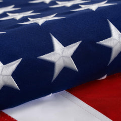 JPorton flag full front view showing classic 3x5 design and patriotic presence