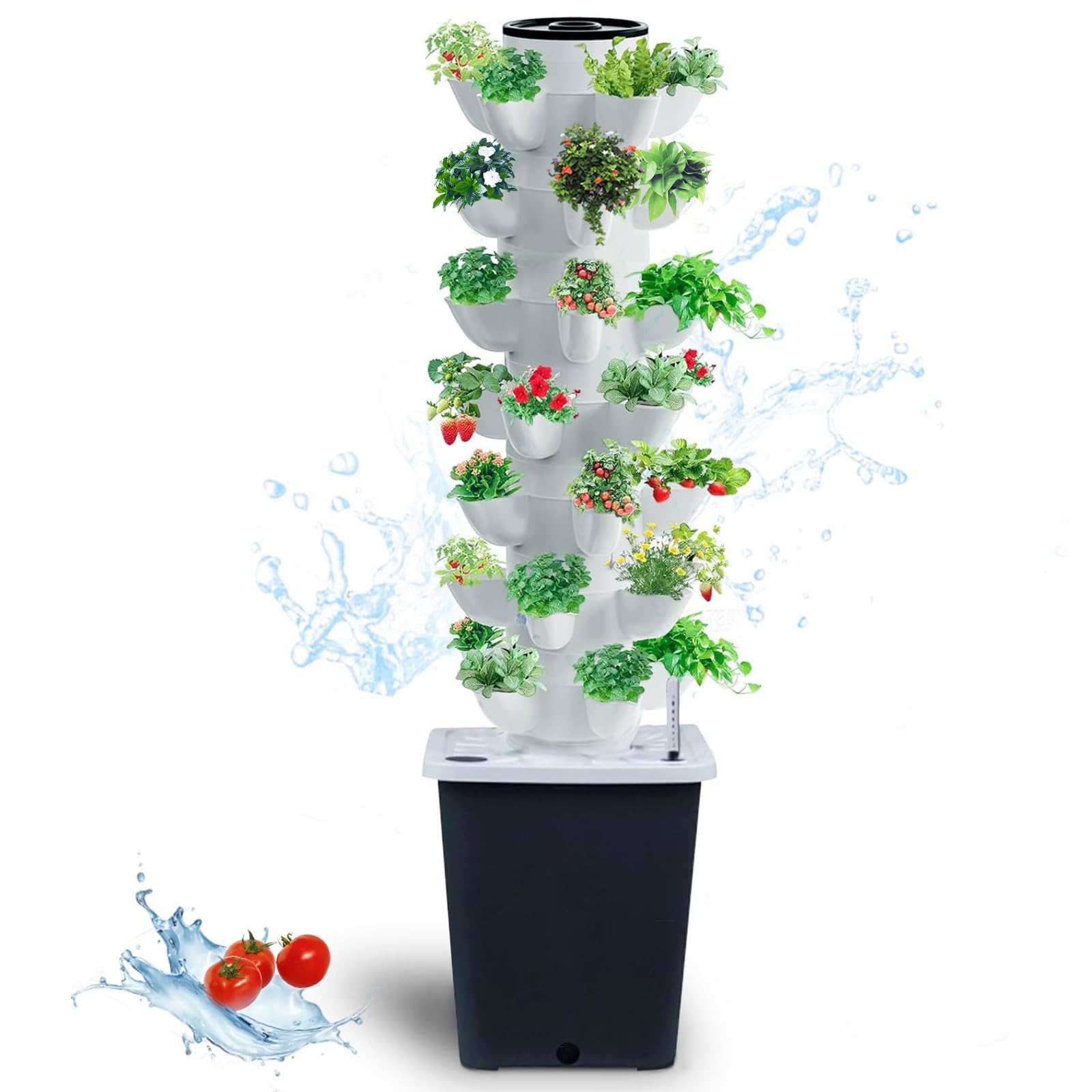 JPWDDWYT tower front view showing full plant capacity and space-saving design
