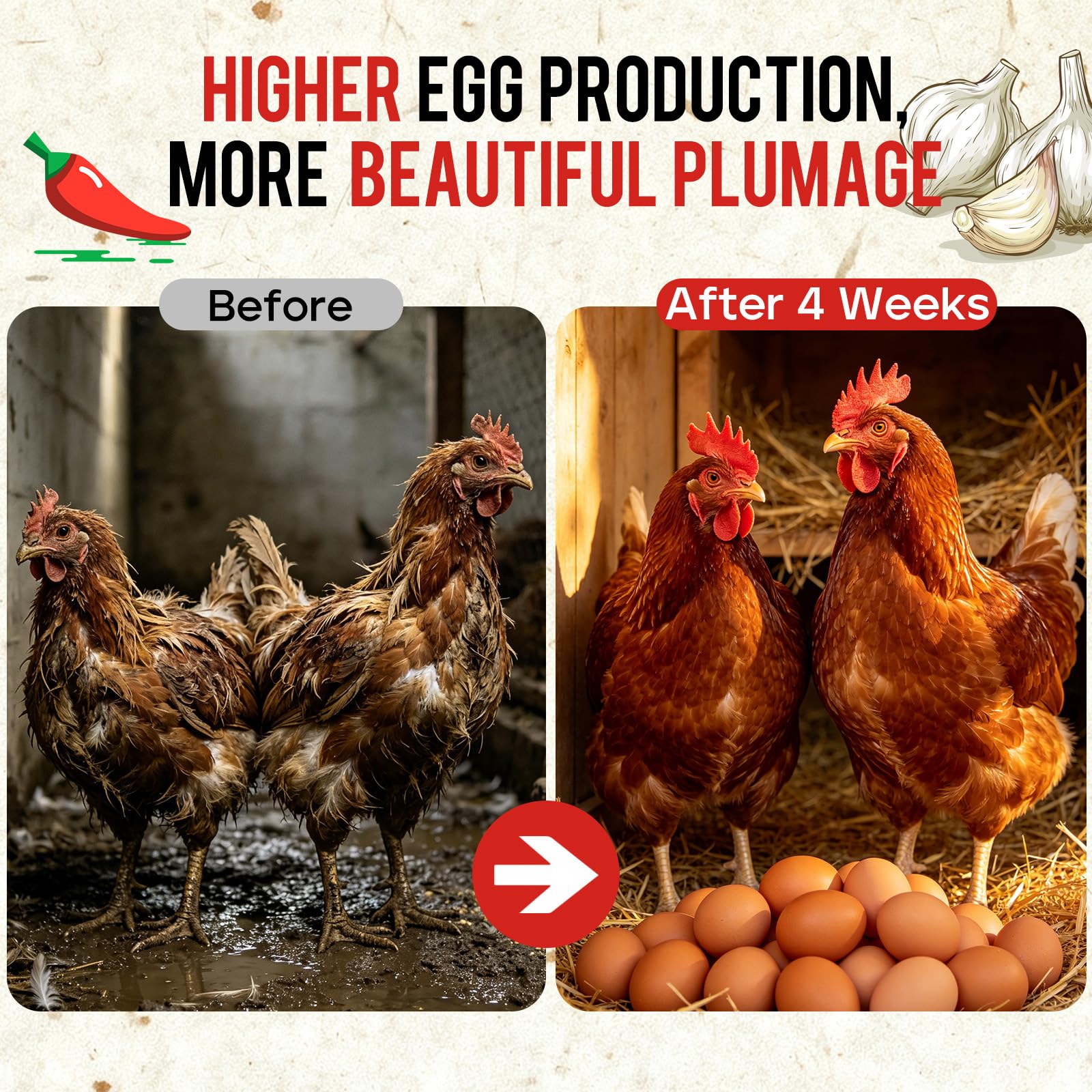 Jqely product in coop lifestyle scene showing practical use for backyard poultry owners