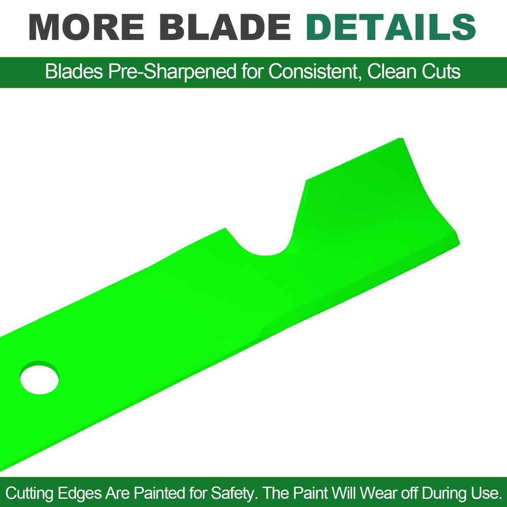 JSXDNWYJ blade next to ruler showing 16 7/16-inch length for accurate fit