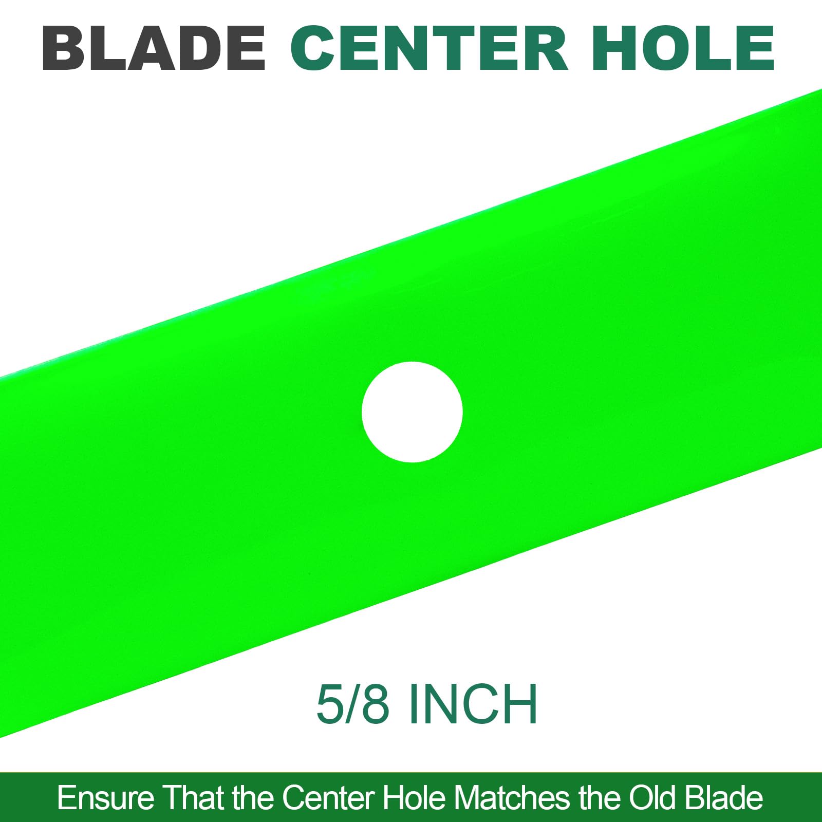 JSXDNWYJ blade side profile highlighting 0.157-inch thickness for balance