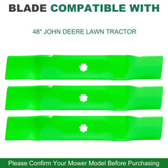 JSXDNWYJ blade side profile displaying 1-3/16 inch lift for correct deck airflow